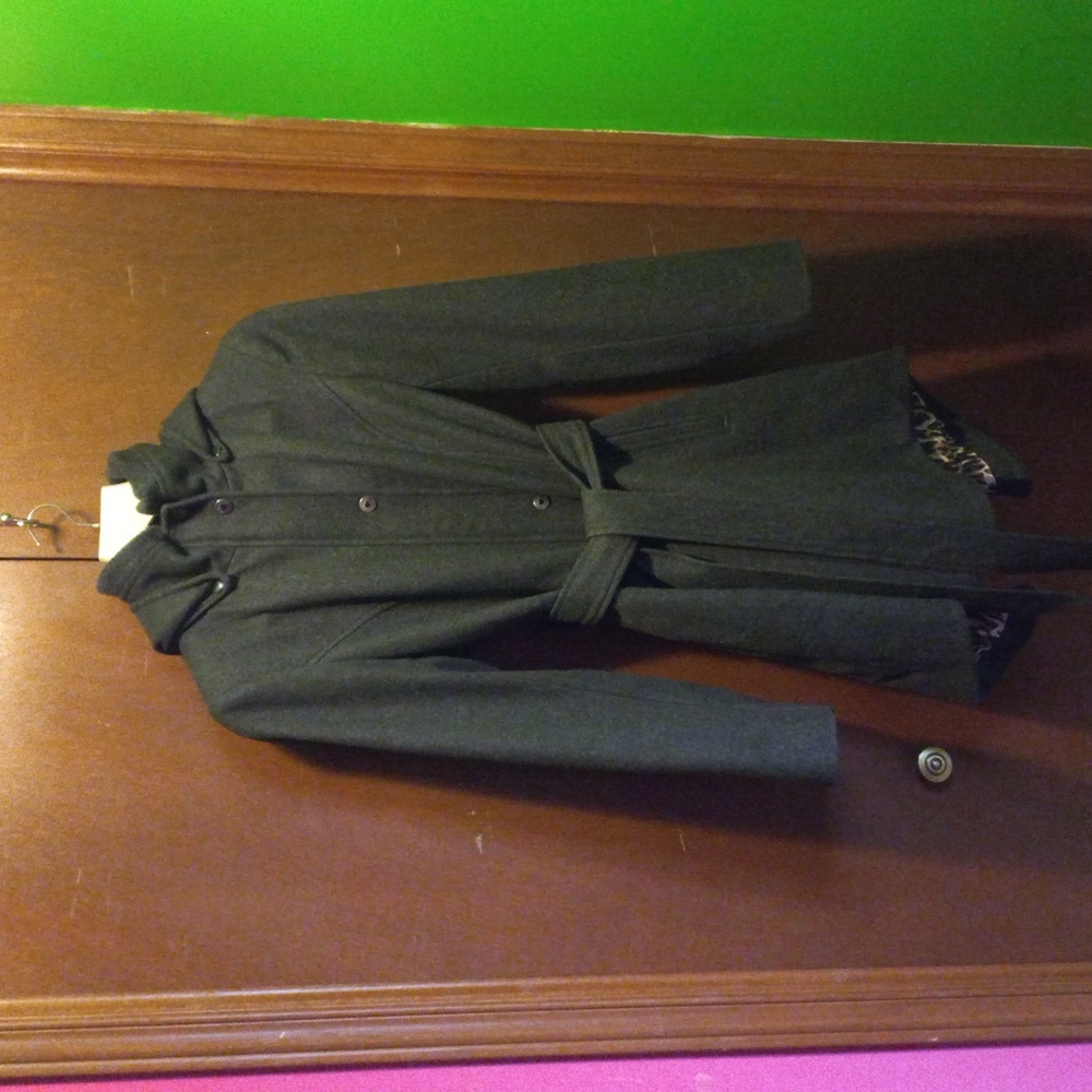 Betsey Johnson Trench Coat, Size 6/Small